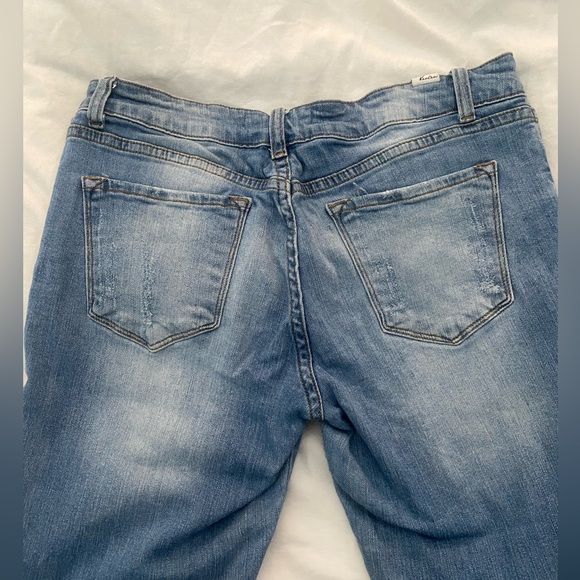 KanCan Ripped Distressed Light Wash Jeans - Size 29 - Picture 6 of 8